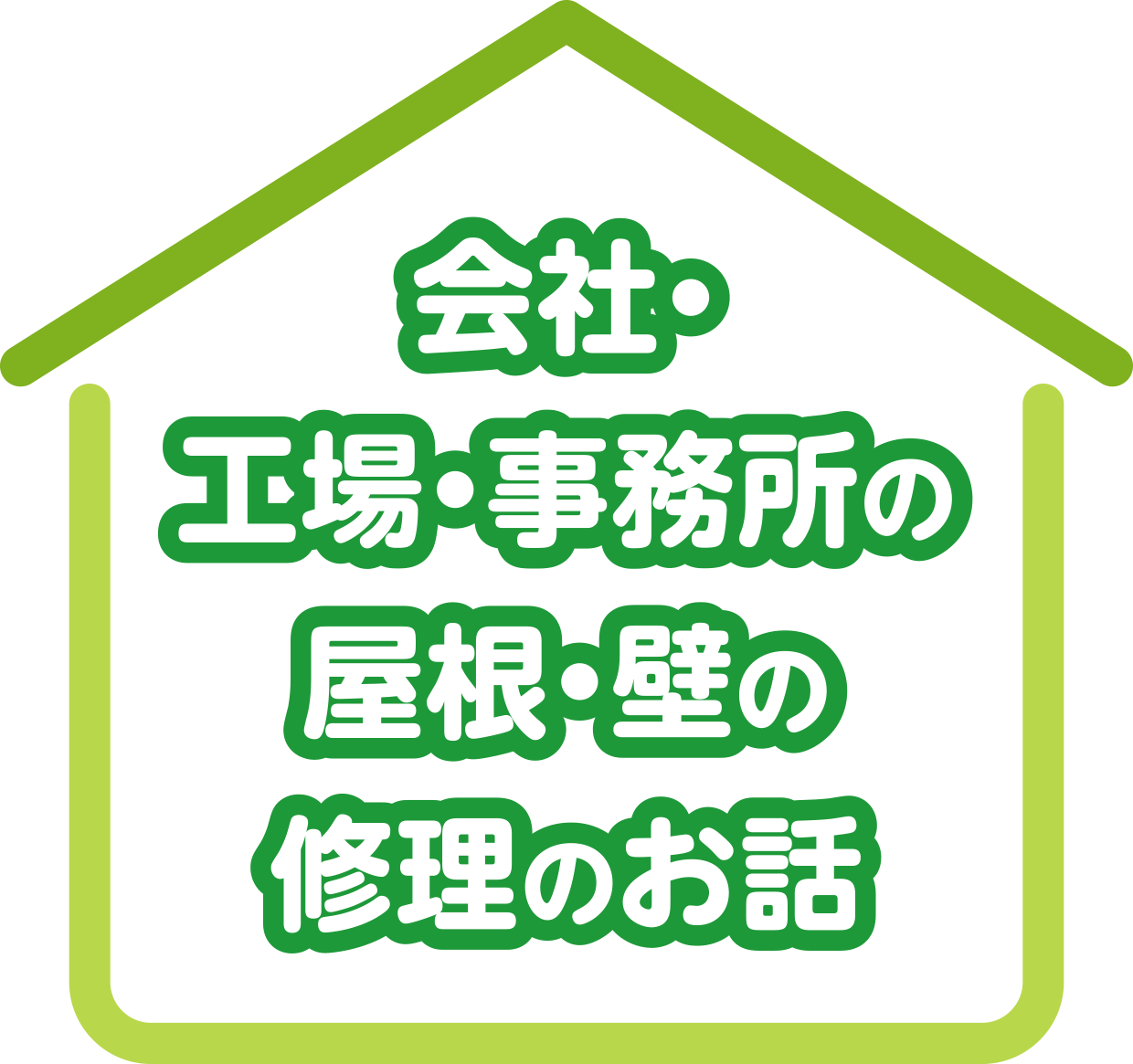 会社・工場・事務所の屋根・壁の修理のお話